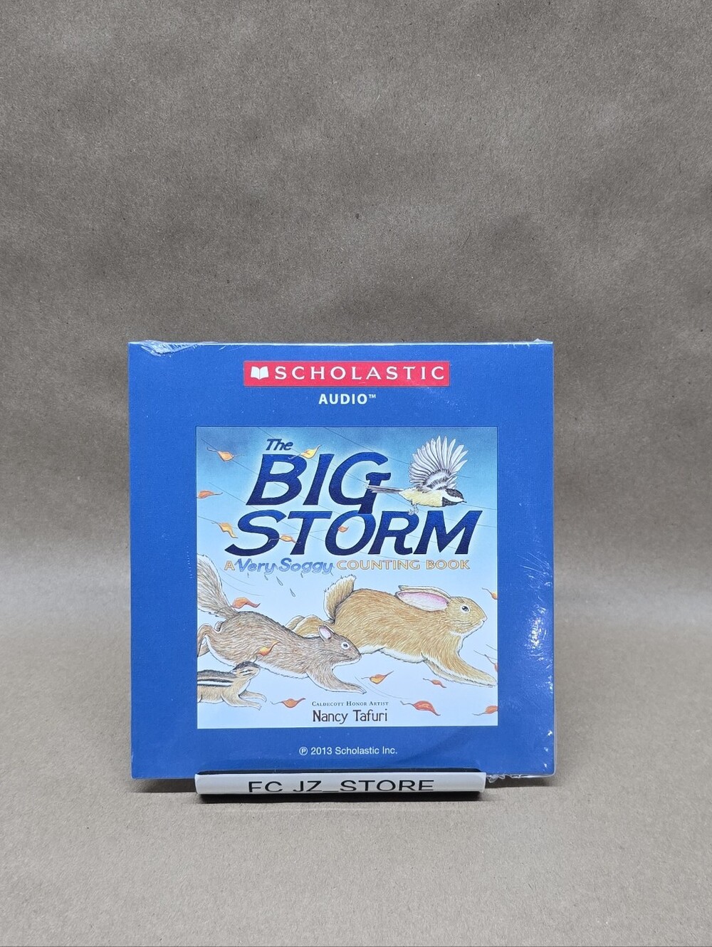 Scholastic Audio: The Big Storm: A Very Soggy Counting Book (AUDIO CD, 2013) NEW